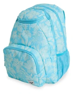 Roxy Shadow Swell Printed Medium Backpack in Blue