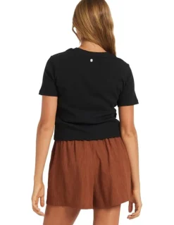 Roxy Womens Place To Be Shorts in Brown
