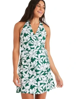 Roxy Khloe Vista Mini Dress in Evergreen