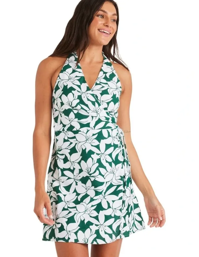Roxy Khloe Vista Mini Dress in Evergreen