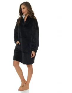 Royal Comfort Reversible Snug Hoodie 750GSM in Black