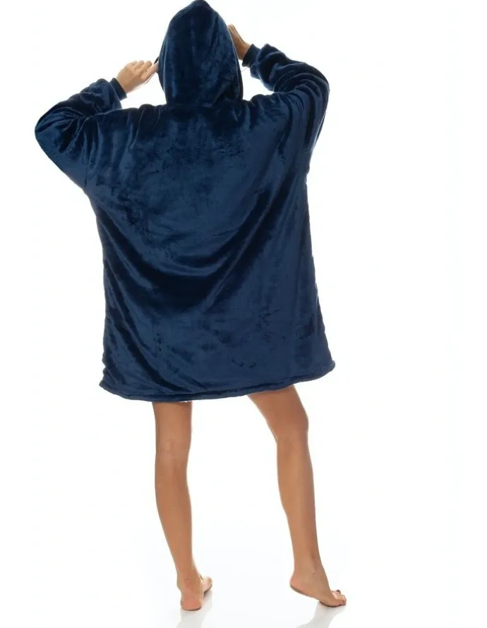 Royal Comfort Snug Hoodie in Navy