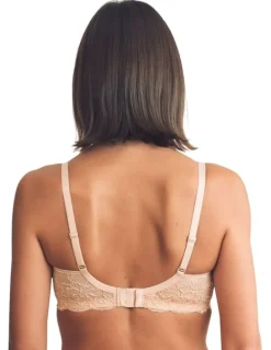 Royce Lingerie Georgia Wirefree T-Shirt Style Mastectomy Bra with Cotton & Lace in Beige
