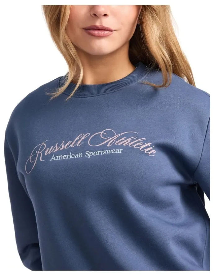 Russell Athletic Belle Women's Crew Vintage Indigo