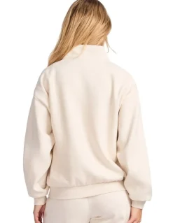 Russell Athletic Lexington Women's Quarter Zip Sweat - Oat Marle