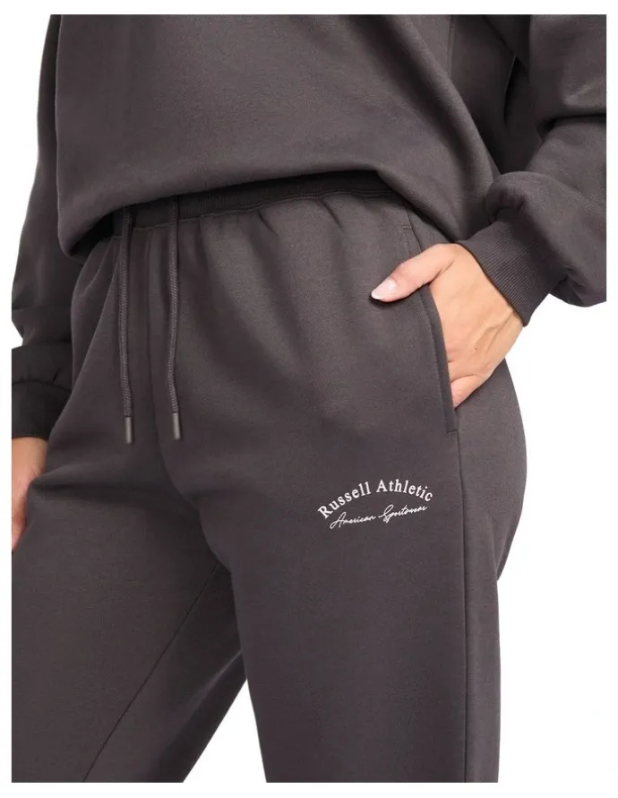 Russell Athletic May Cuff Womens Trackpant - Dark Grey
