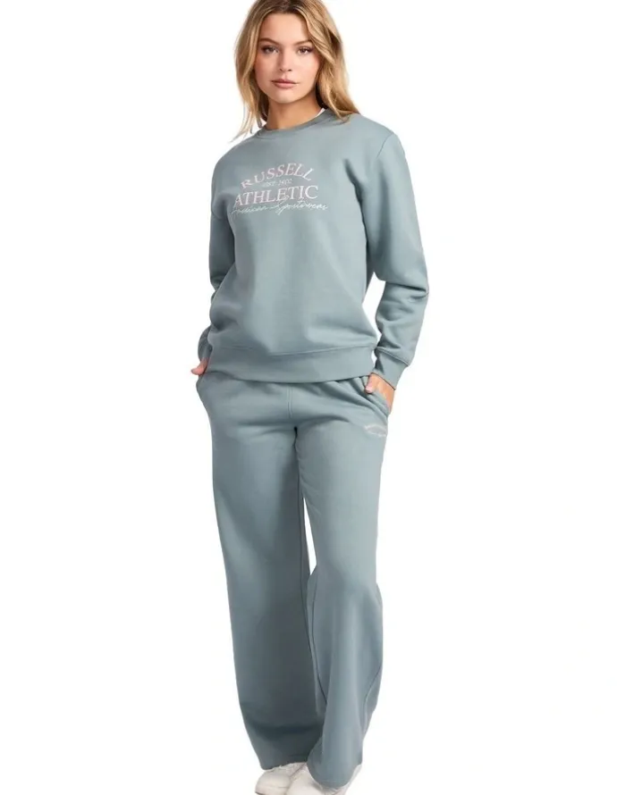 Russell Athletic May Womens Crew - Foam Green