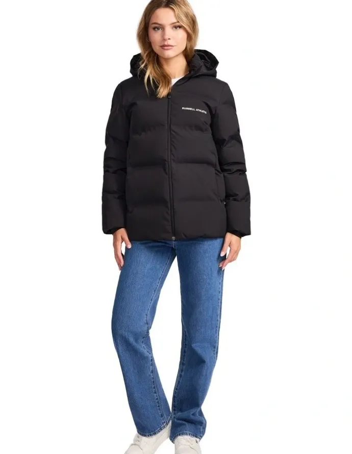 Russell Athletic May Womens Puffer Jacket - Black