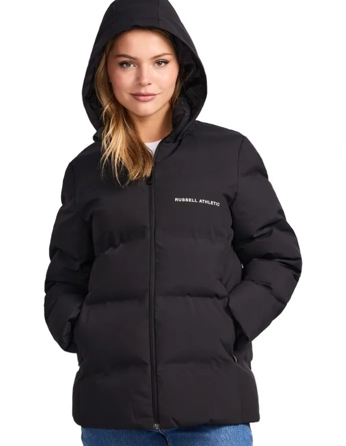 Russell Athletic May Womens Puffer Jacket - Black