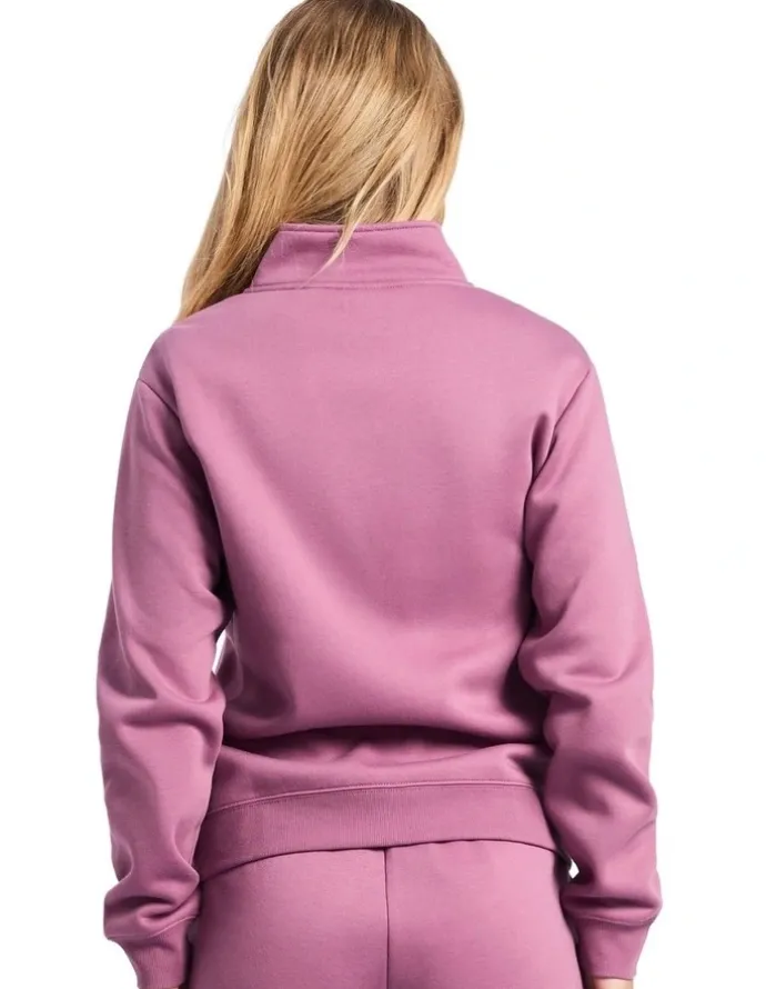 Russell Athletic R Logo Trucker Zip Through Womens Jacket - Tulipwood