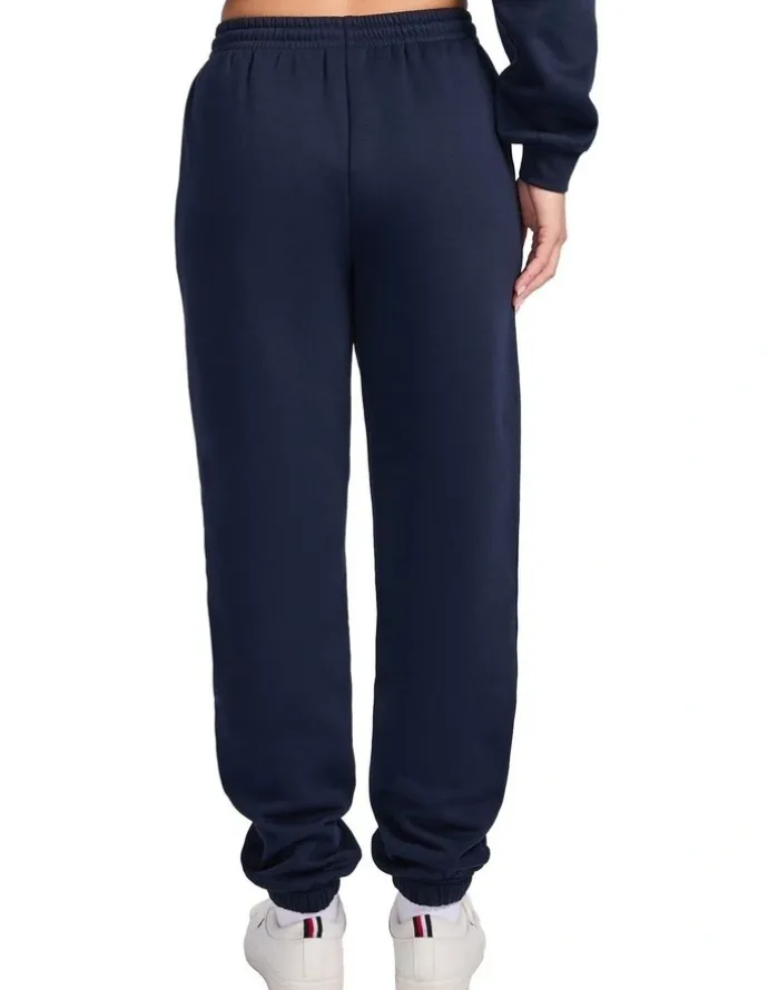 Russell Athletic R Logo Womens Track Pants - Michigan Navy
