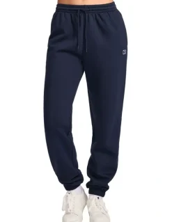 Russell Athletic R Logo Womens Track Pants - Michigan Navy