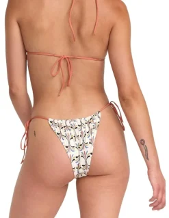 RVCA Lauryn Slide Tri Skimpy Bikini Bottom in Multi