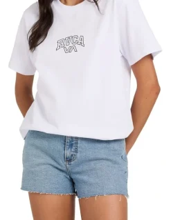 RVCA Pacific Denim Short in Dusty Blue