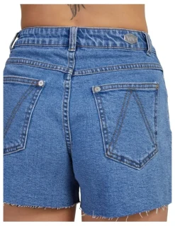 RVCA Pacific Denim Short in Blue