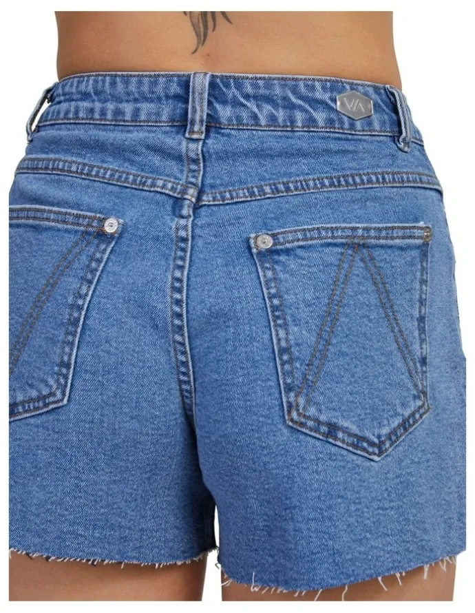 RVCA Pacific Denim Short in Blue