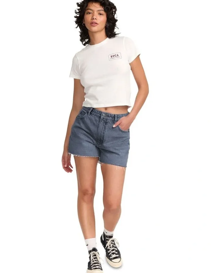 RVCA Pacific Denim Short in Black