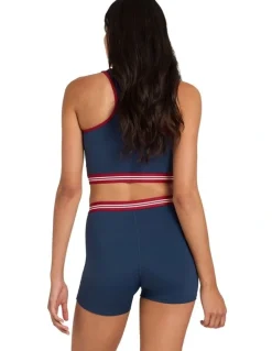 RVCA VA Essential Bike Shorts 4 Inch in Blue