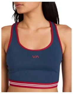 RVCA VA Essential Racer Bra in Blue