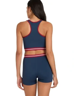 RVCA VA Essential Racer Bra in Blue