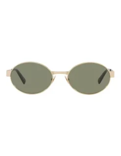 Saint Laurent Saint Laurent SL 692 Metal Sunglasses in Gold