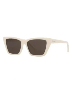 Saint Laurent Saint Laurent SL 276 Mica Acetate Sunglasses in Beige