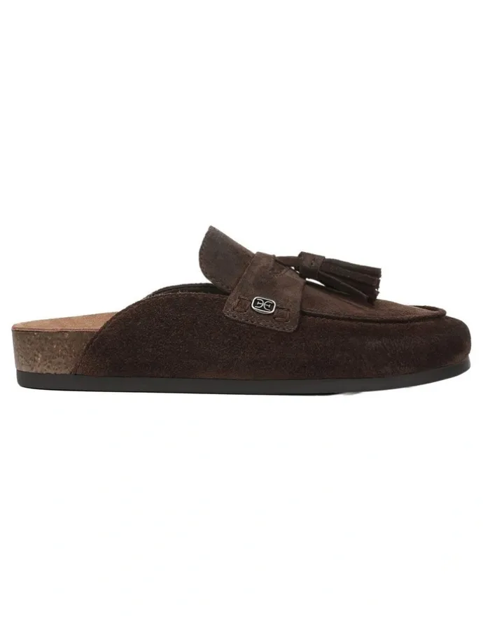 Sam Edelman Astrid Flat Shoes in Espresso Bean Suede