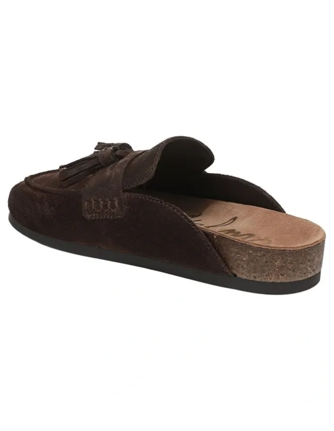 Sam Edelman Astrid Flat Shoes in Espresso Bean Suede