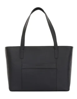 Samsonite Classic Leather City Tote in Black