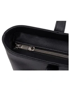 Samsonite Classic Leather City Tote in Black