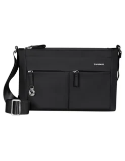 Samsonite Move 5.0 Horiz. Shoulder Bag flap In Black