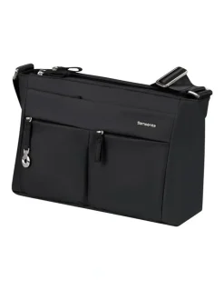 Samsonite Move 5.0 Horiz. Shoulder Bag flap In Black