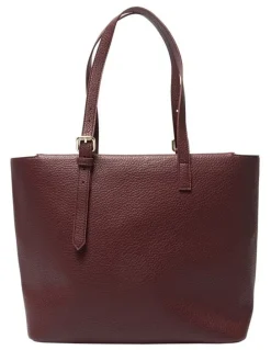 Sandler Aida Bag in Wine Pebble