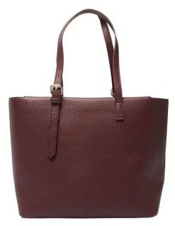 Sandler Aida Bag in Wine Pebble