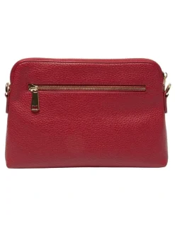Sandler Asha Bag in Red Pebble