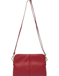 Sandler Asha Bag in Red Pebble