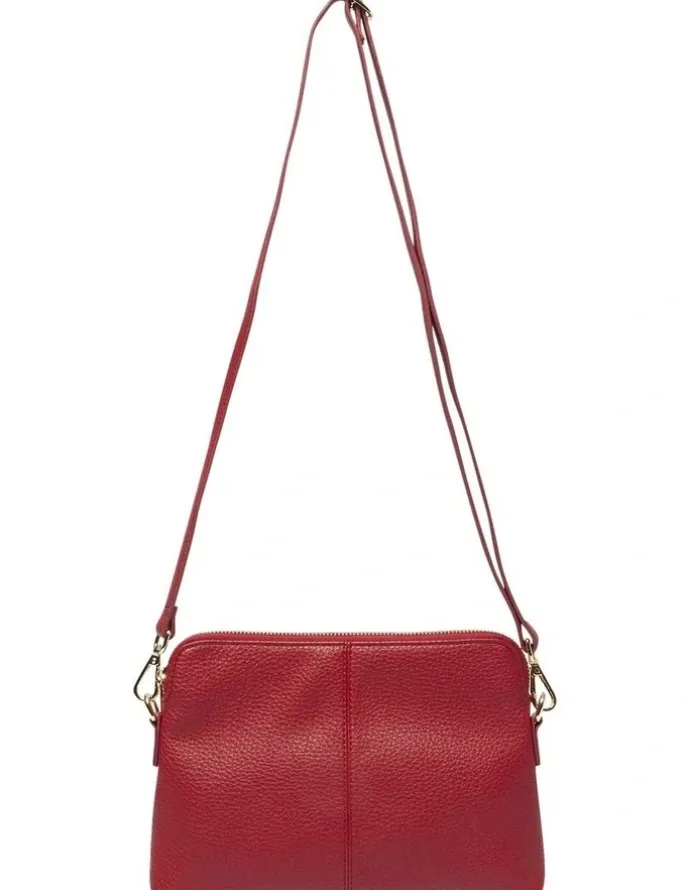 Sandler Asha Bag in Red Pebble