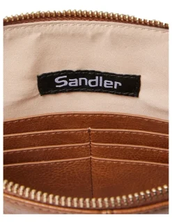 Sandler Asha Crossbody Bag in Tan Pebble