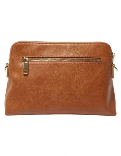 Sandler Asha Crossbody Bag in Tan Pebble