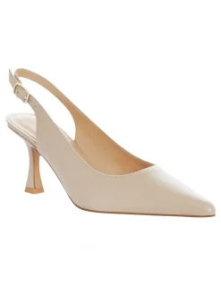 Sandler Astrid Heeled Leather Shoes in Nude