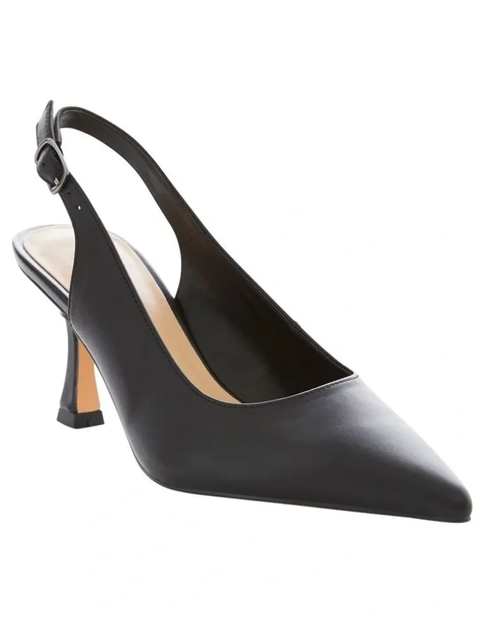 Sandler Astrid Heeled Shoes in Black Leather