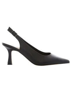 Sandler Astrid Heeled Shoes in Black Leather