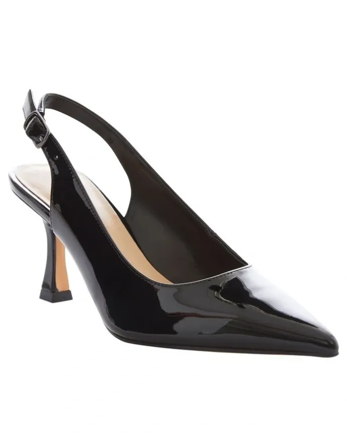 Sandler Astrid Heeled Shoes in Black Patent