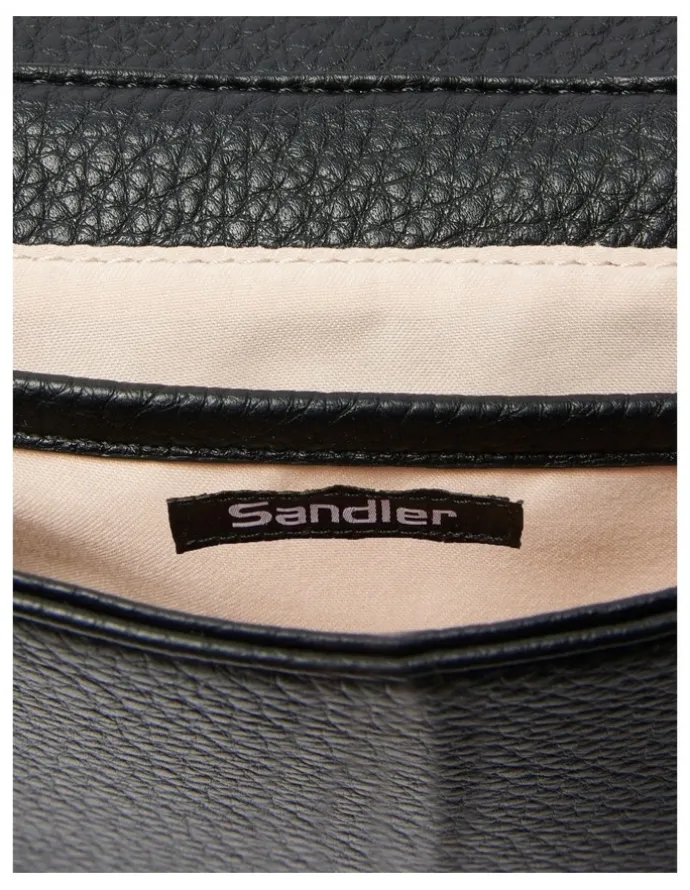 Sandler Atoll Bag in Black Pebble