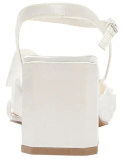 Sandler Aurora Sandals in Ivory Satin