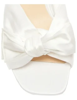 Sandler Aurora Sandals in Ivory Satin