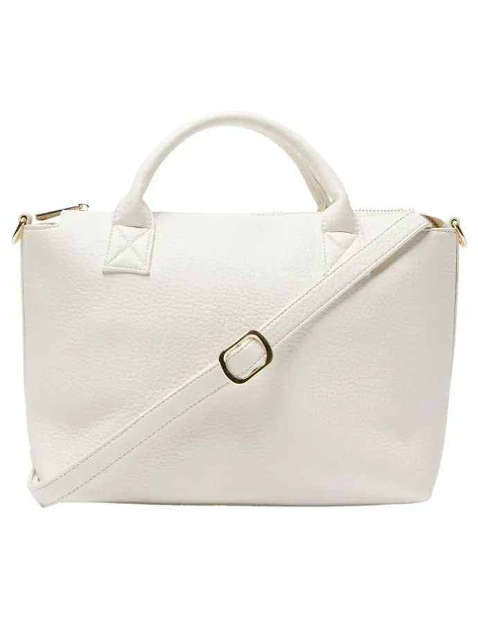 Sandler Baci Bag in Chalk Pebble