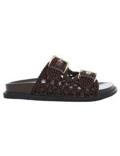 Sandler Bamboo Sandals in Chocolate Weave