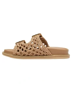 Sandler Bamboo Sandals in Camel Weave
