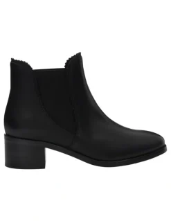 Sandler Blaze Boots in Black Leather